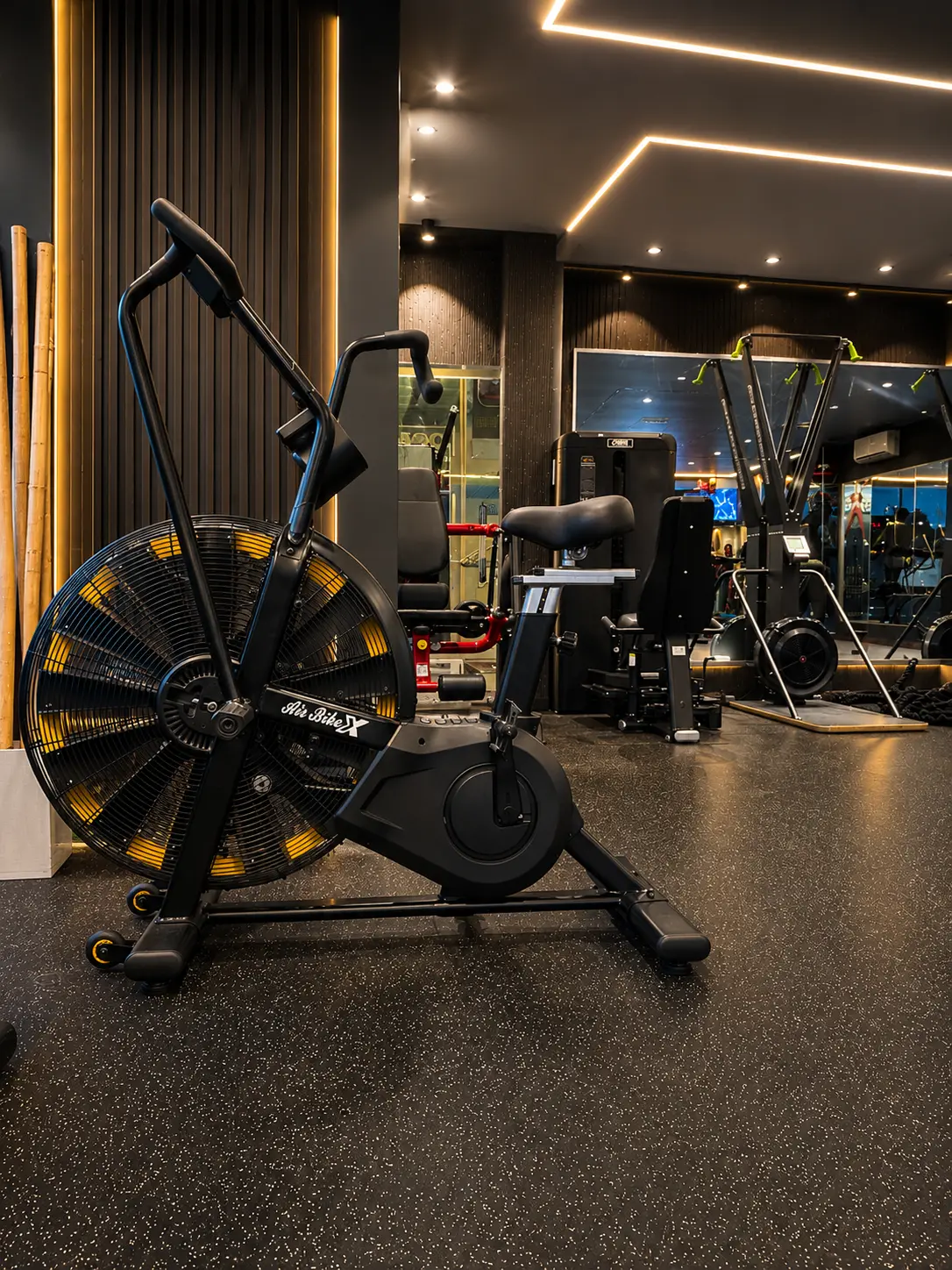 Air bike and functional training zone