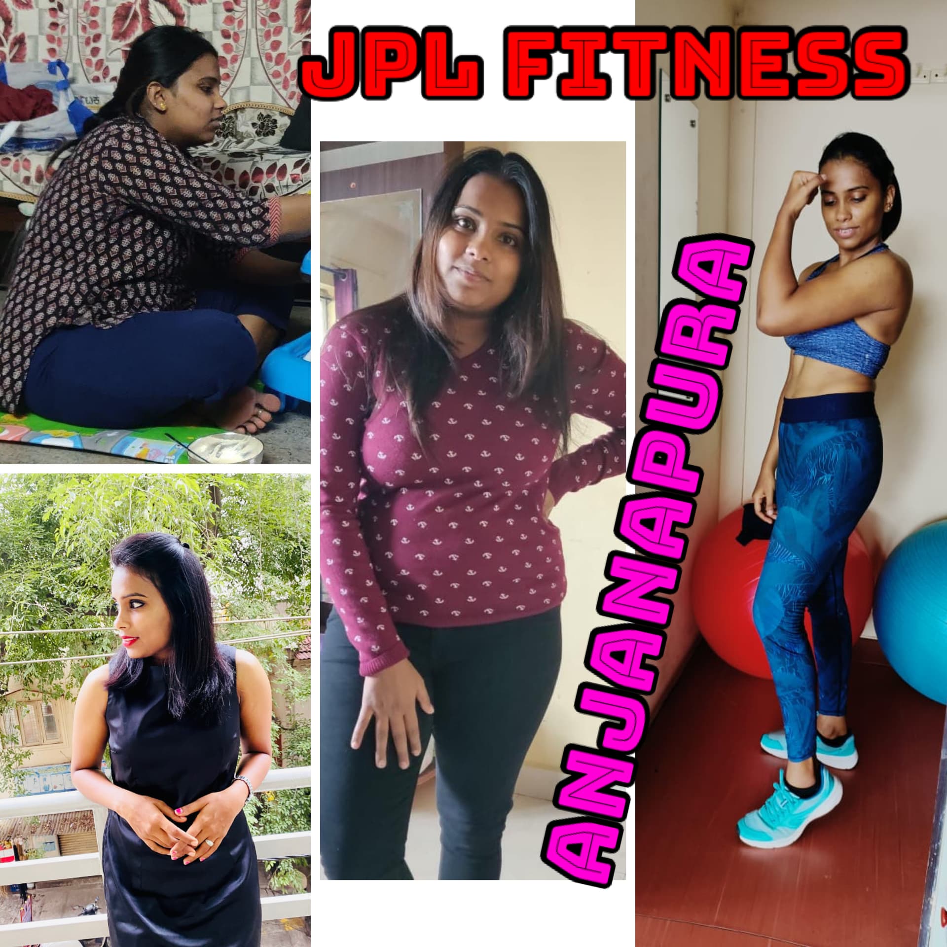 Female member body recomposition transformation at JPL Fitness