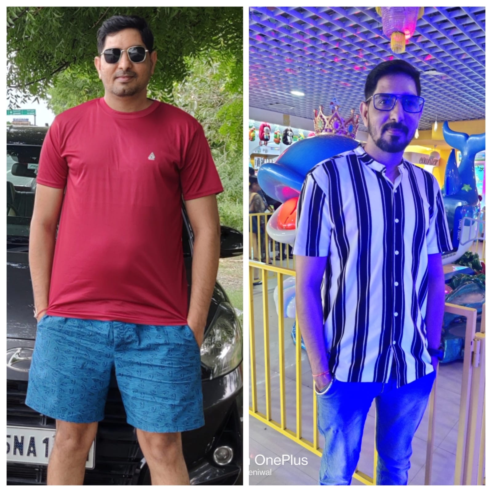 Male member natural weight loss transformation
